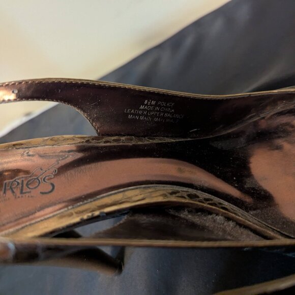 Carlos Santana Police Heels, Size 8.5 - Picture 2 of 4